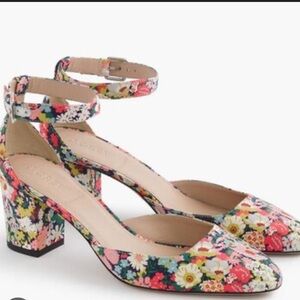J. Crew Heels in Liberty Print Floral